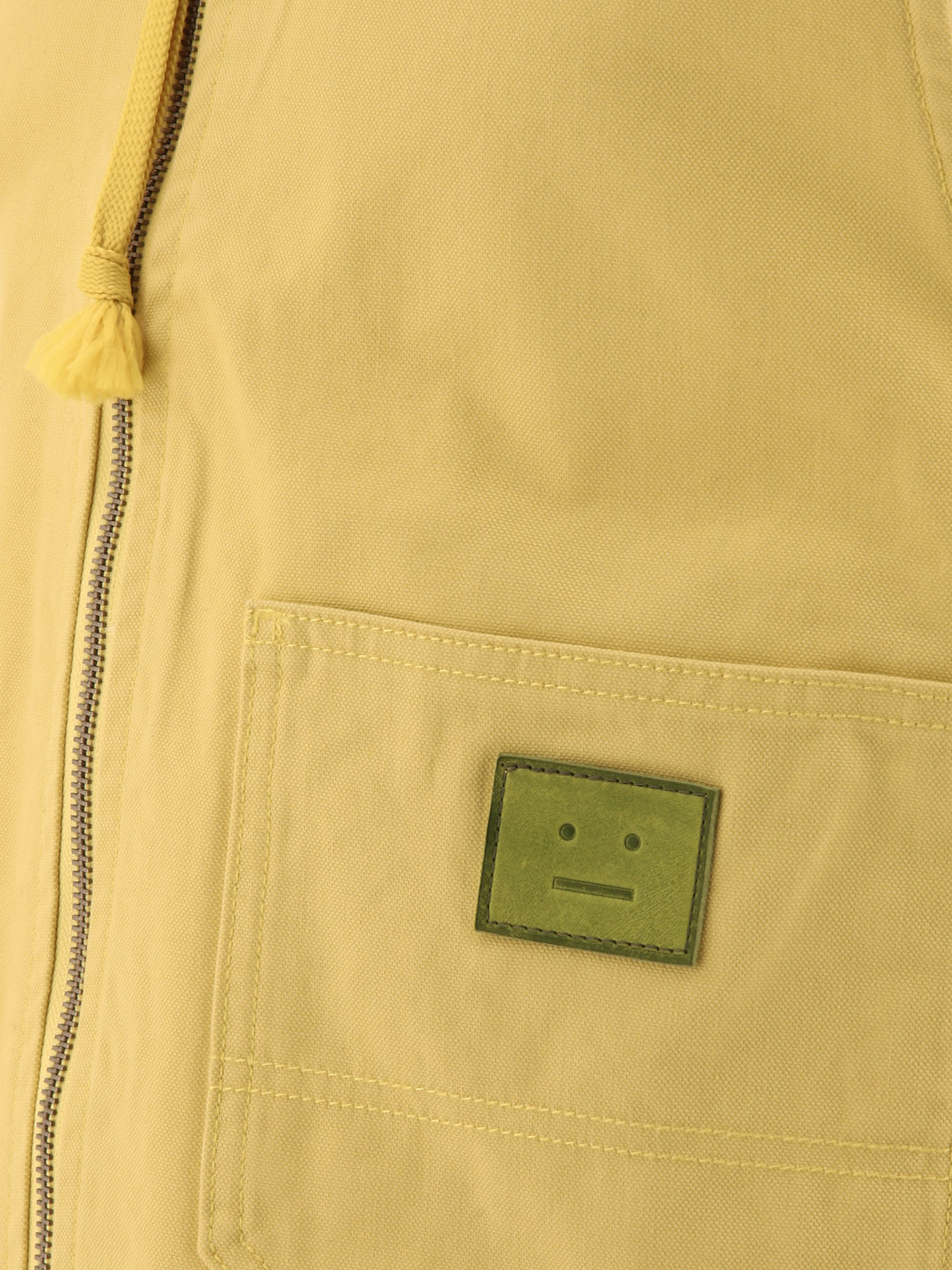 ACNE STUDIOS Yellow Canvas vest jacket